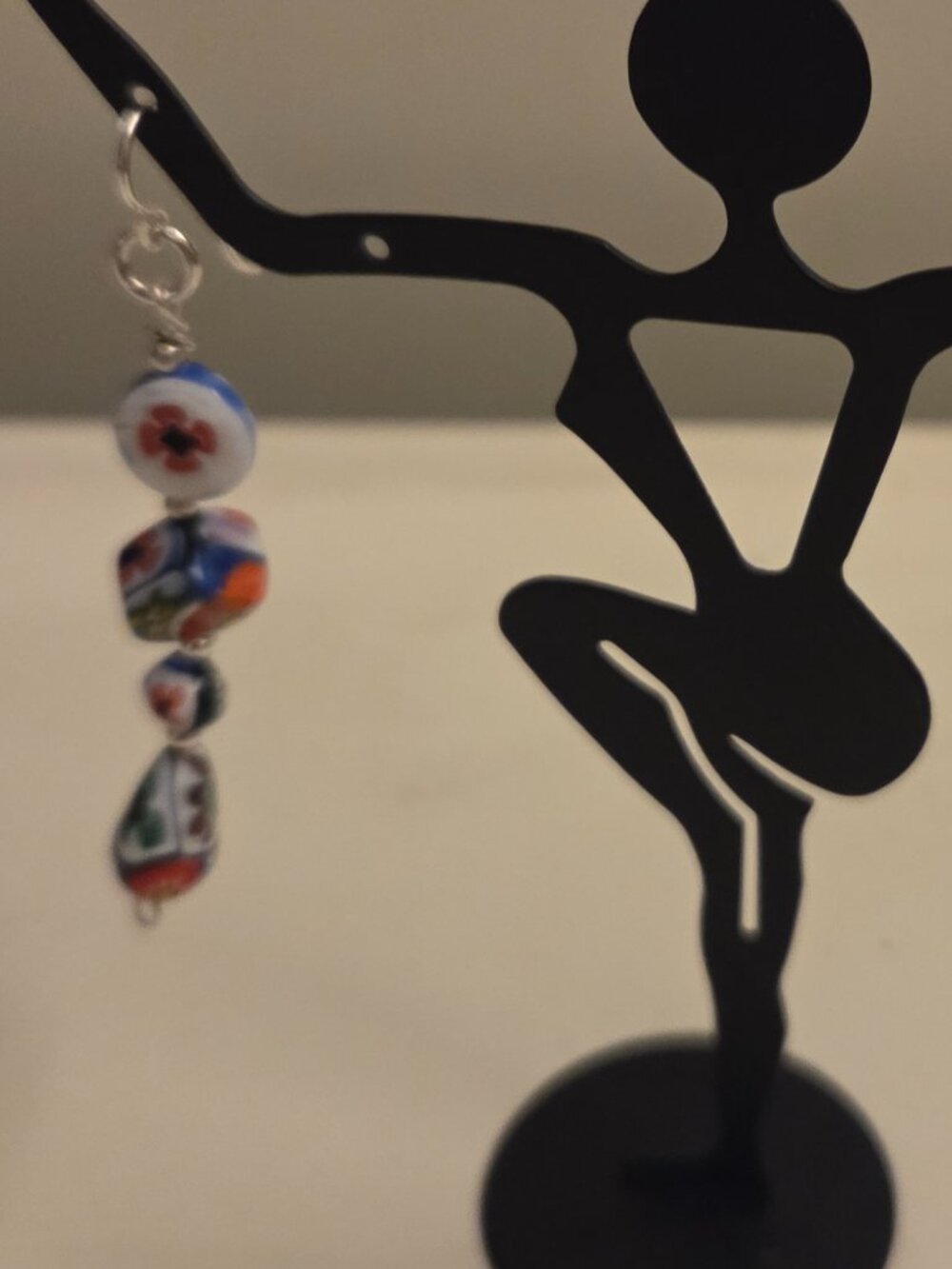 Venetian bead earrings